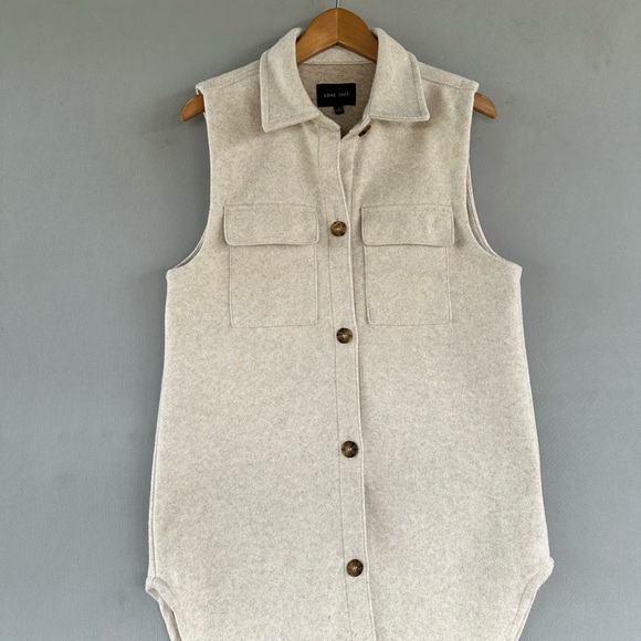 🎉5 for $45🎉  Love  tree vest jacket size S - Picture 2 of 7